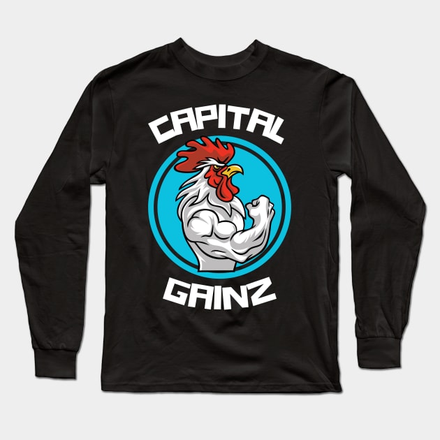 Capital Gainz - Funny Accounting & Finance (Capital Gains) Long Sleeve T-Shirt by Condor Designs